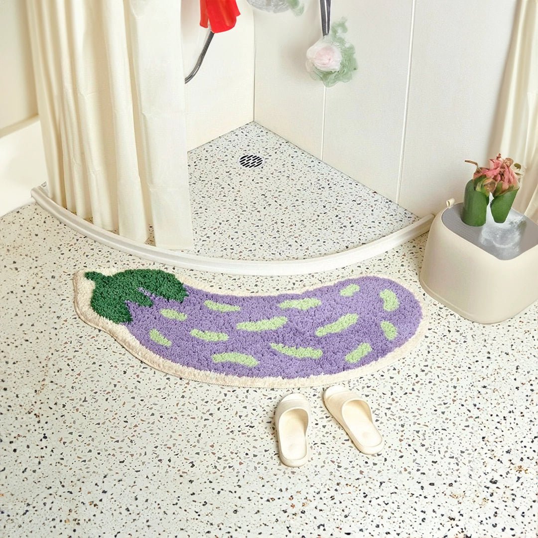 Arc-Shaped Non Slip Fruity Bathroom Mats - The House Of BLOC