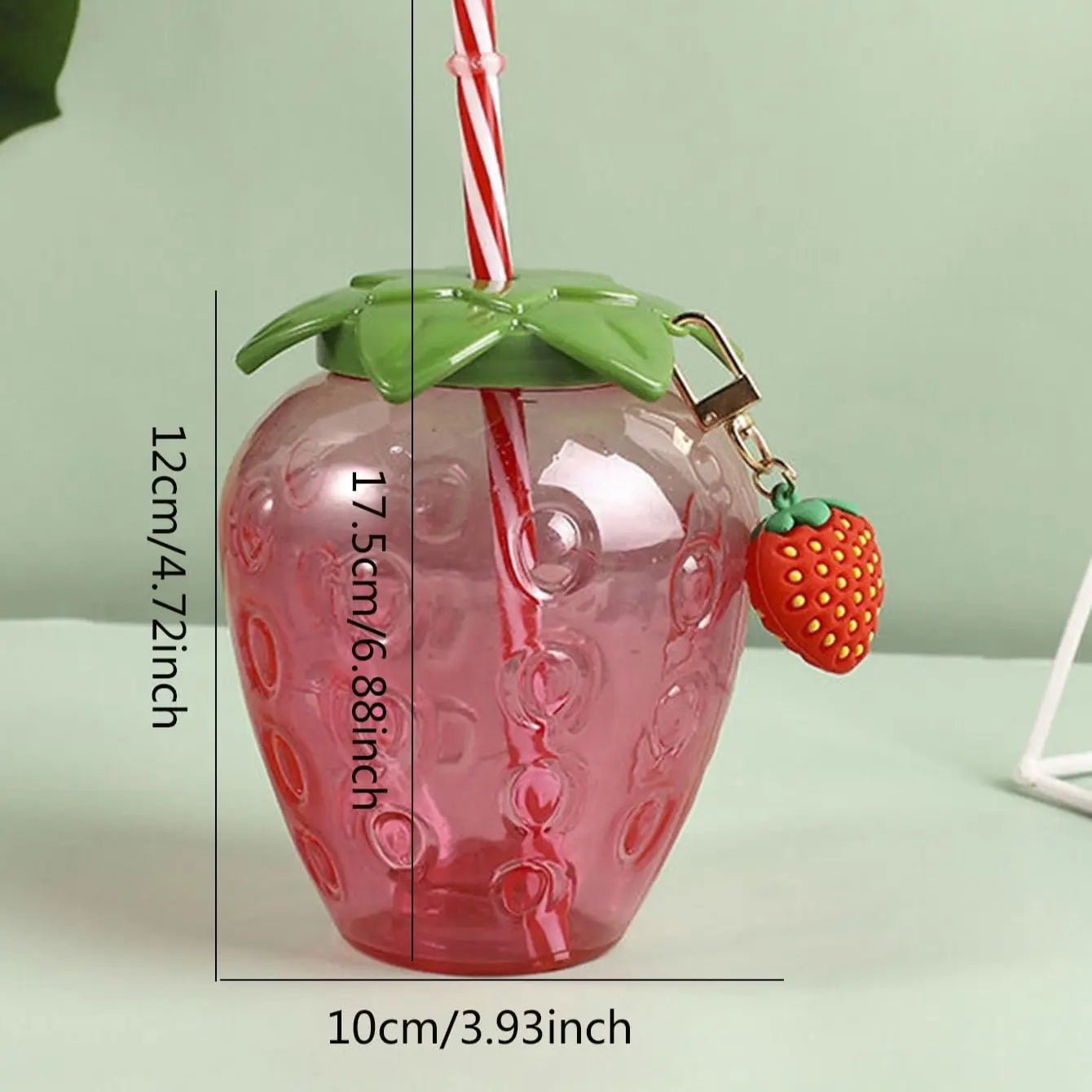 Berry - Licious Strawberry Straw Drinking Cup - The House Of BLOC