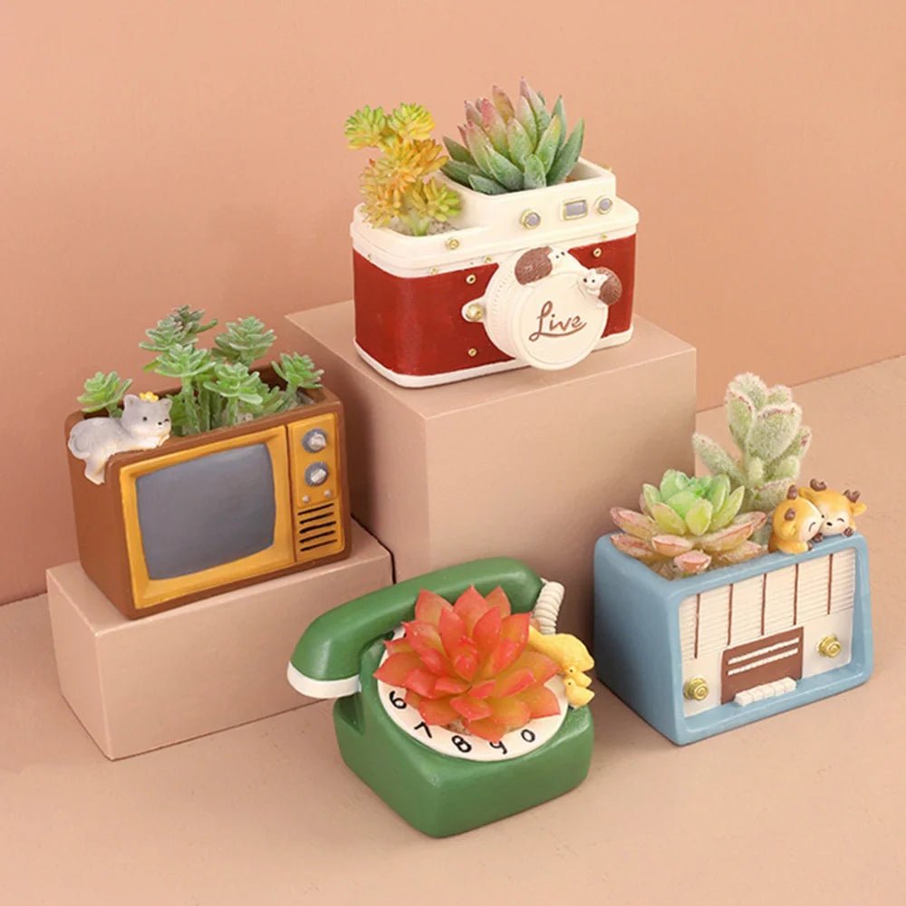 Cartoon Animal Succulent Flowerpot - The House Of BLOC