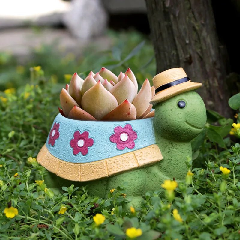 Cartoon Turtle Succulent Flower Pot - The House Of BLOC