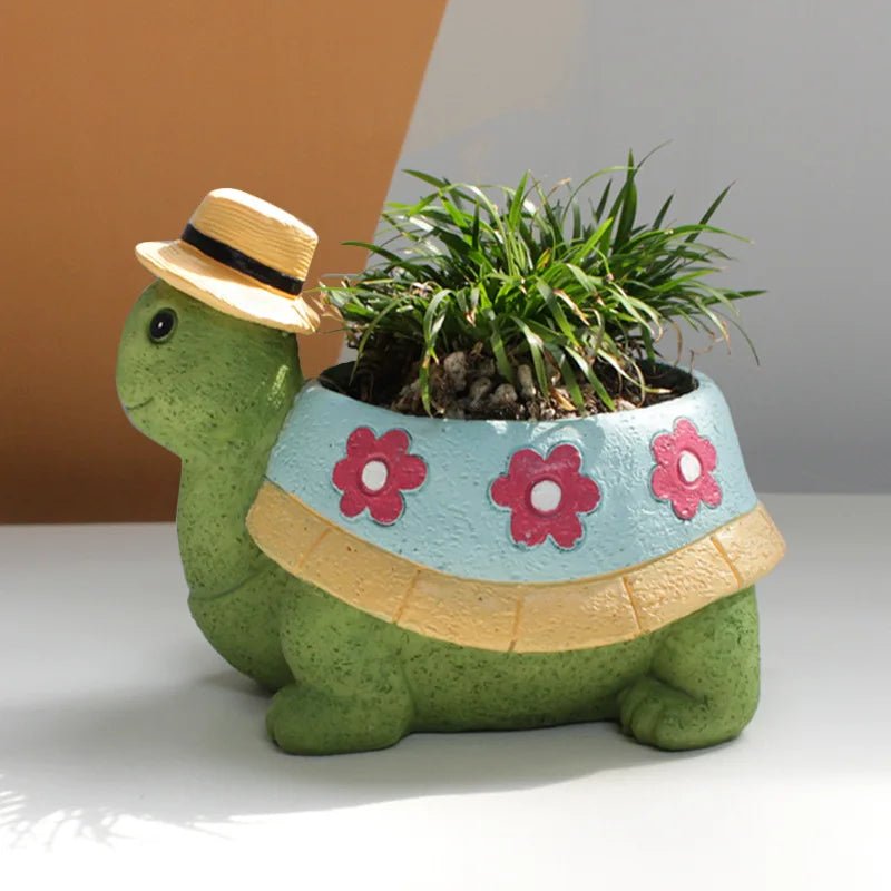 Cartoon Turtle Succulent Flower Pot - The House Of BLOC