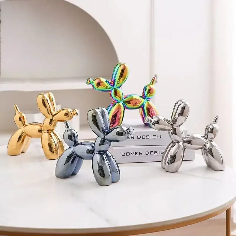 Ceramic Glossy Balloon Dog Ornament - The House Of BLOC