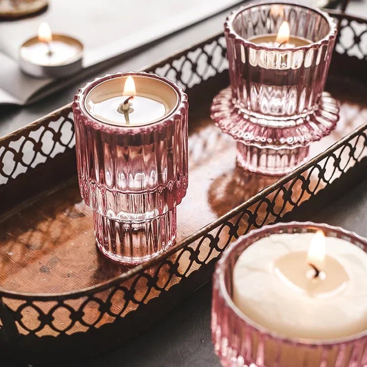 Classic Crystal Tealight Candle Holder - The House Of BLOC