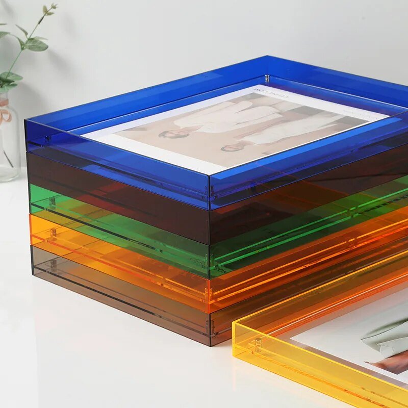 Coloured Transparent Acrylic Picture Frame - The House Of BLOC