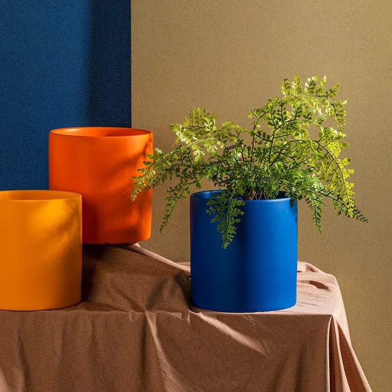 Colourful Ceramic Flower Pot - The House Of BLOC