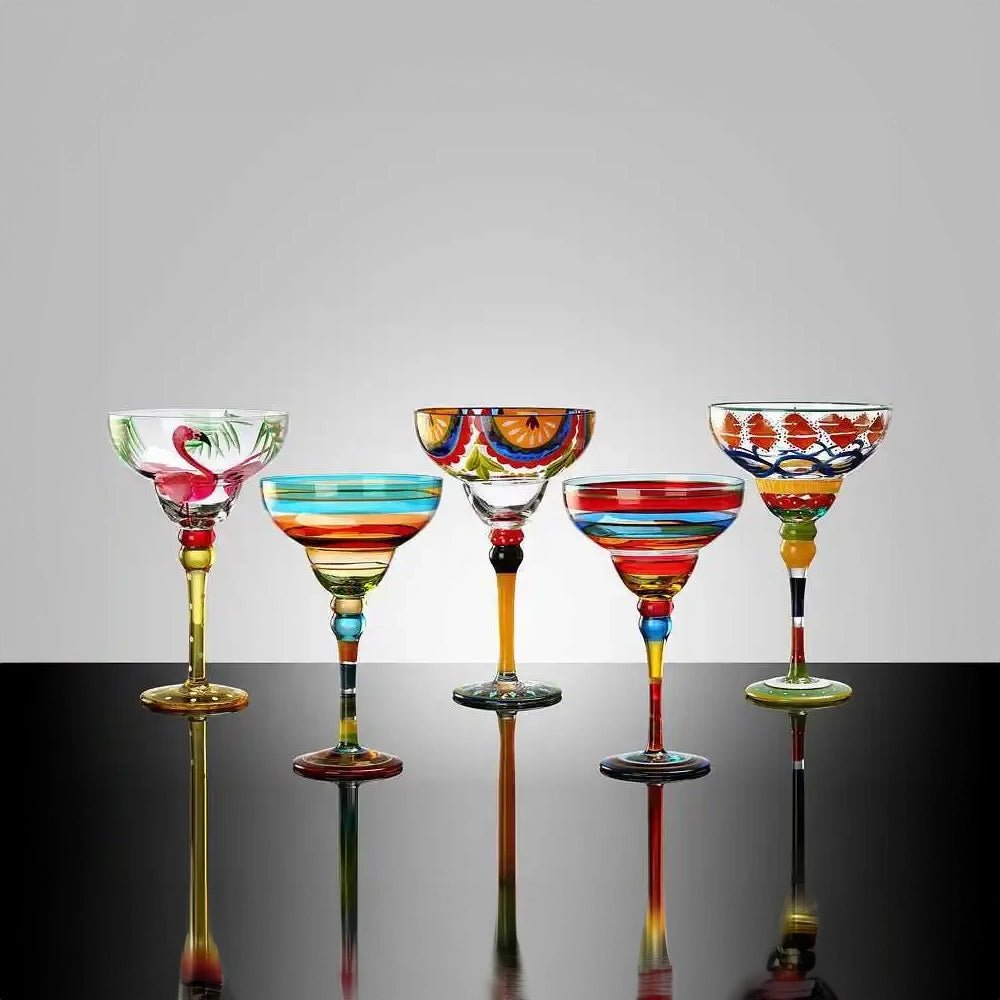 Colourful Margarita Cocktail Glass - The House Of BLOC