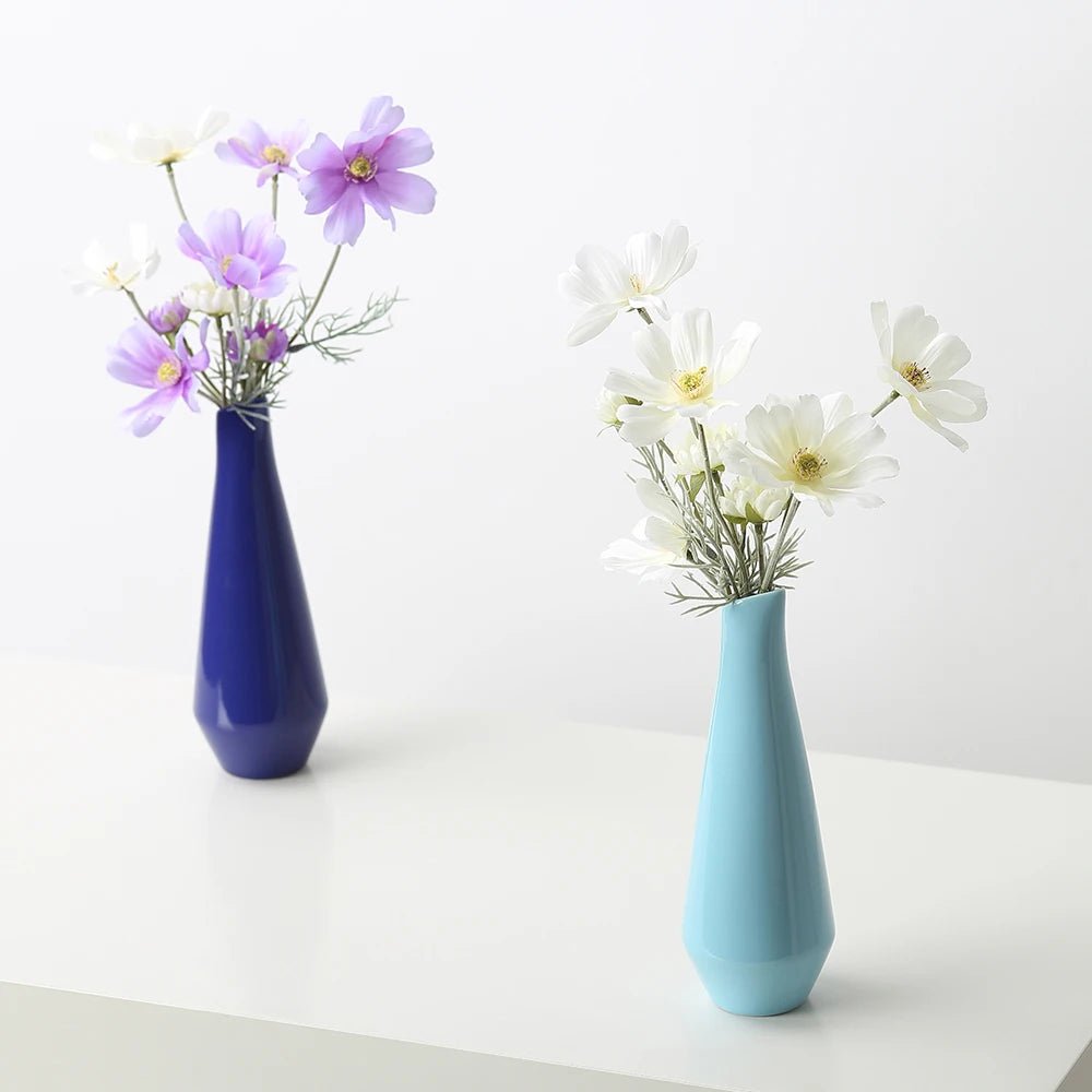 Modern Bright Solid Colour Porcelain Vase - The House Of BLOC