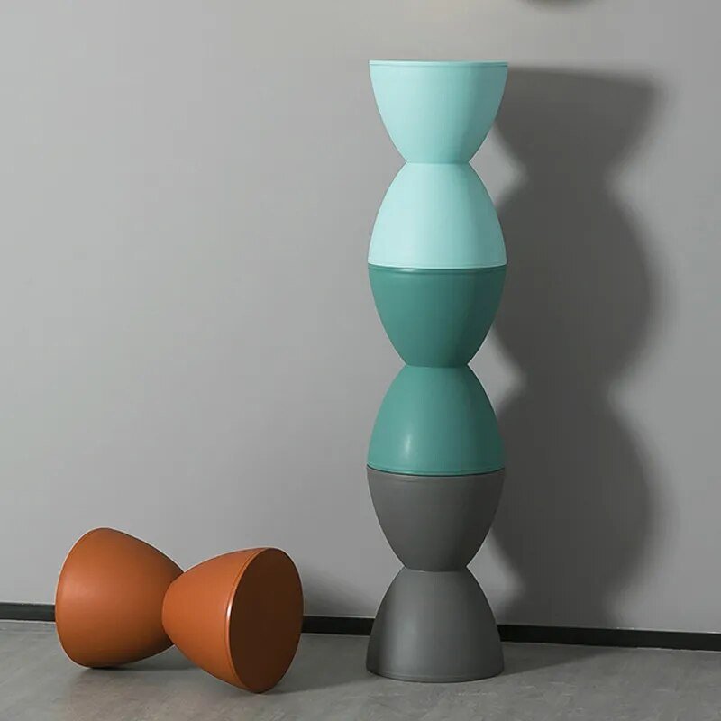 Modern Minimalist Small Pastel Colour Side Table - The House Of BLOC