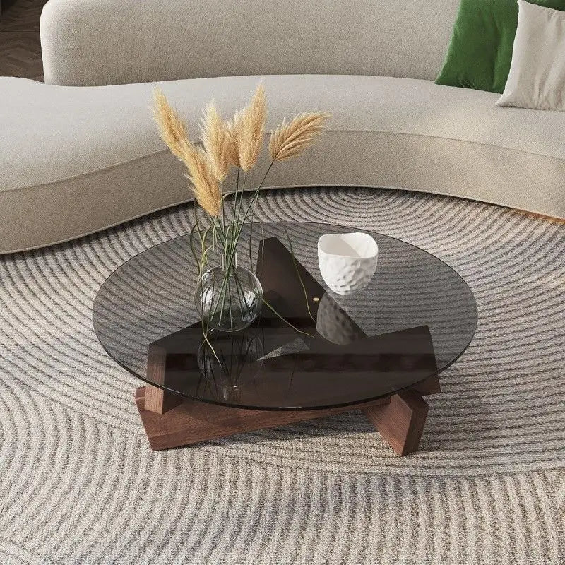 Nordic Creative Solid Wood Coffee Table - The House Of BLOC