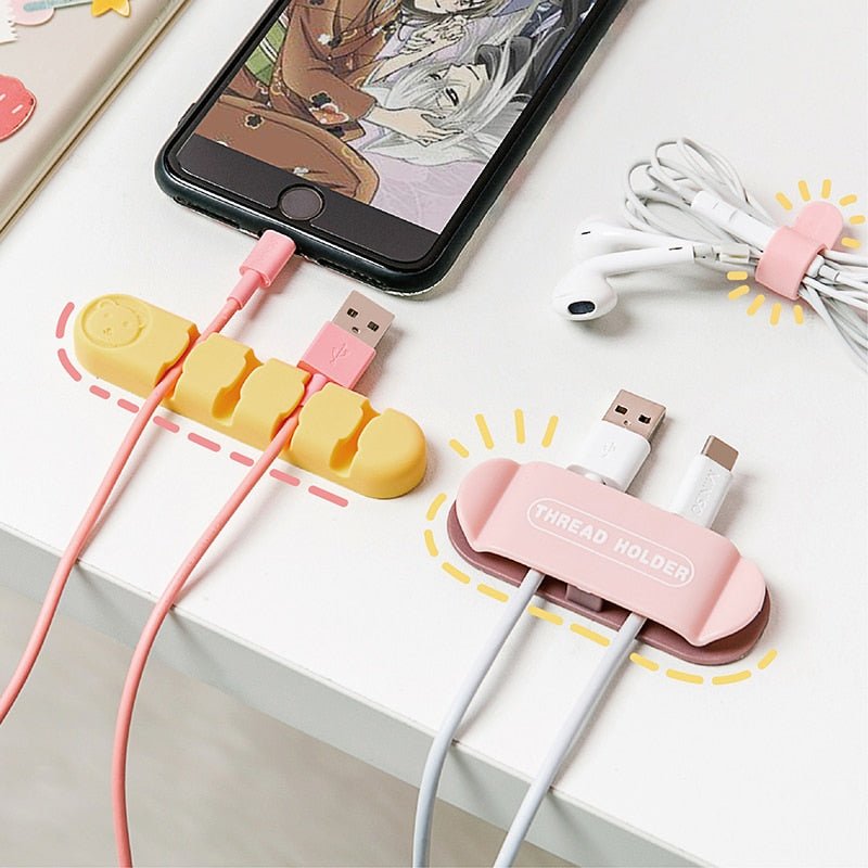 Pastel Coloured Cable Organiser Clip - The House Of BLOC