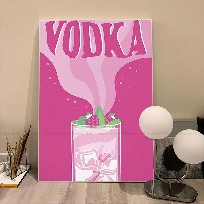 Retro Cartoon Style Drinks Posters - The House Of BLOC