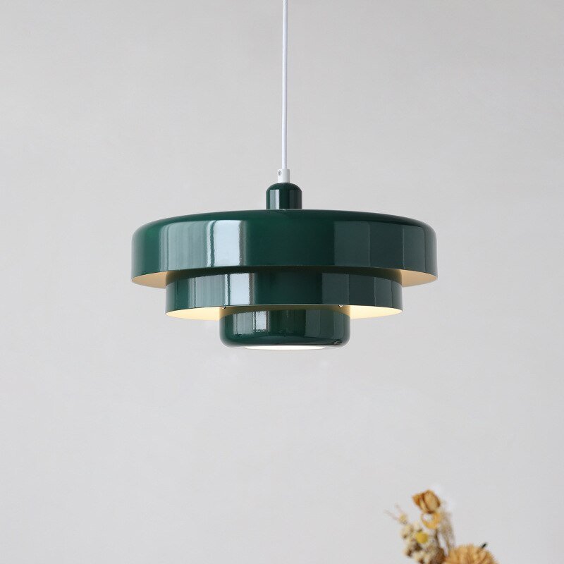 Retro Danish Style Orange Pendant Light - The House Of BLOC