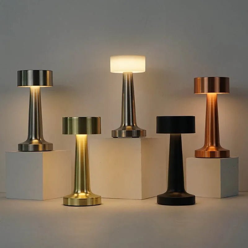 Retro Metallic Touch Sensor Table Lamp - The House Of BLOC