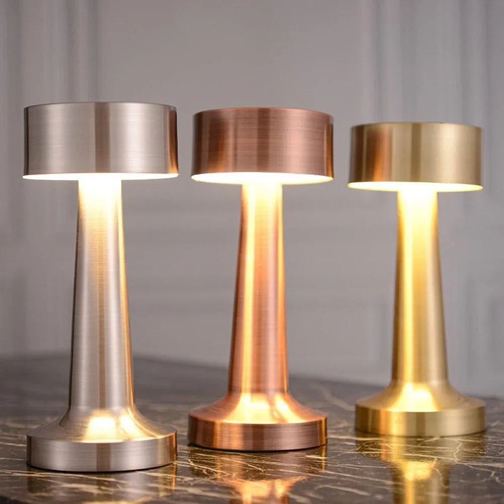 Retro Metallic Touch Sensor Table Lamp - The House Of BLOC