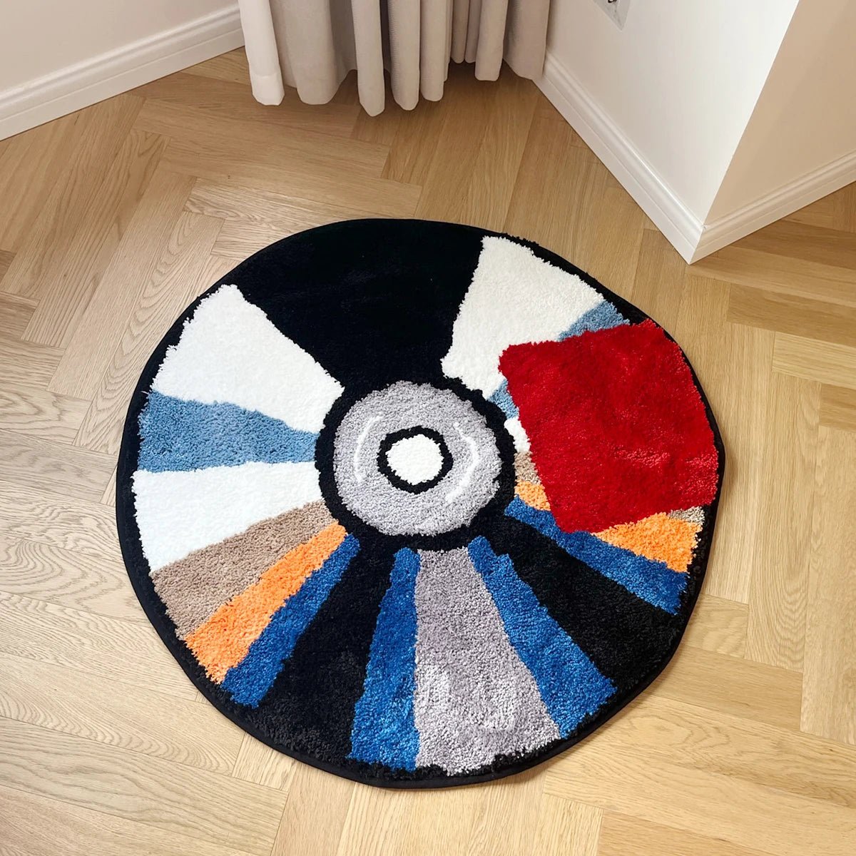 Retro Style 'Record' Rug - The House Of BLOC