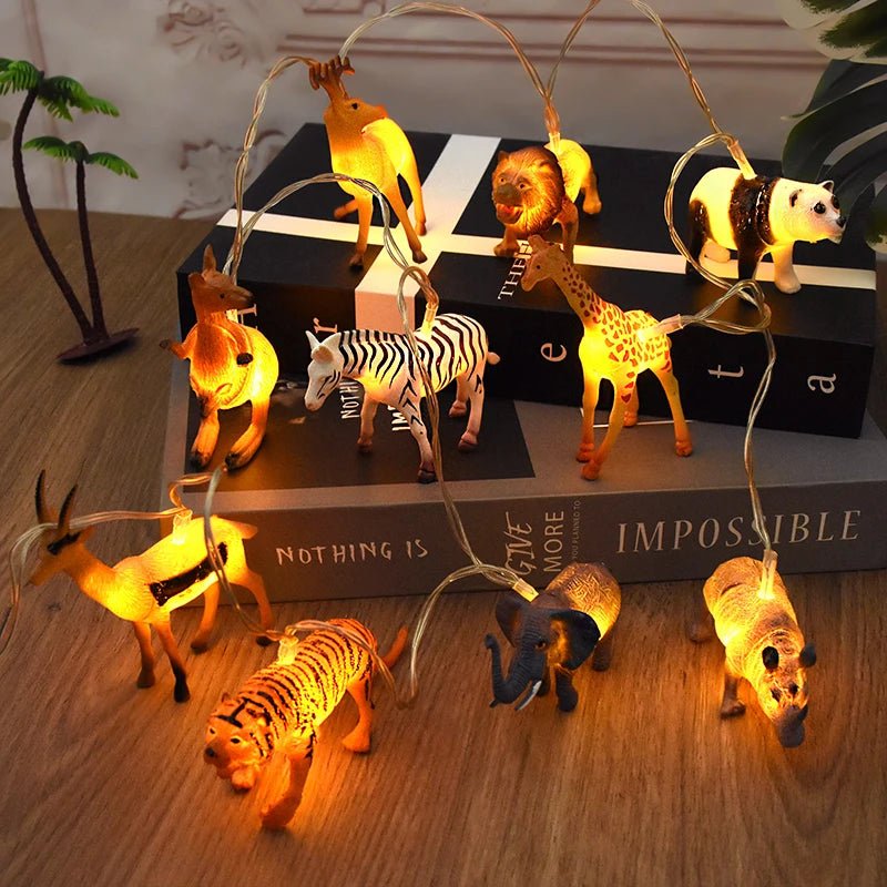 Safari Animals Night Light Garland - The House Of BLOC