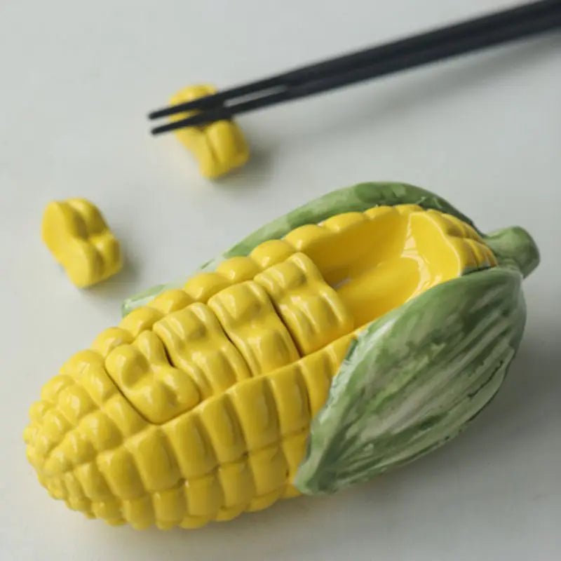 Seven Piece Corn Shape Chopstick Holder - The House Of BLOC