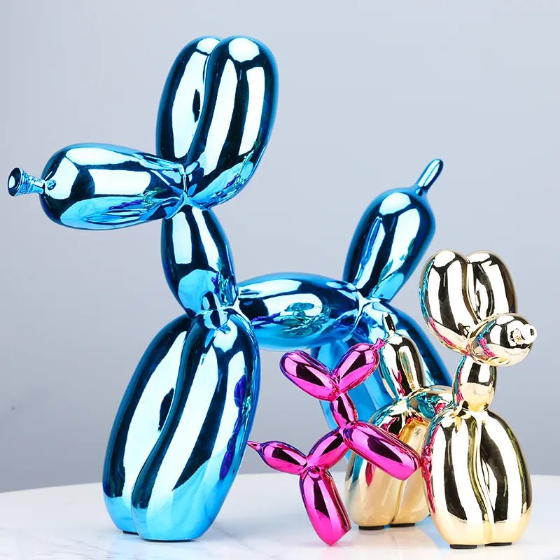 Shiny Resin 'Balloon Dog' Living Room Ornament - The House Of BLOC