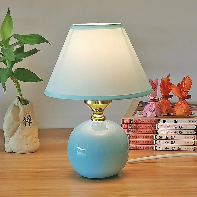 Small Elegant Ceramic Table Lamp - The House Of BLOC