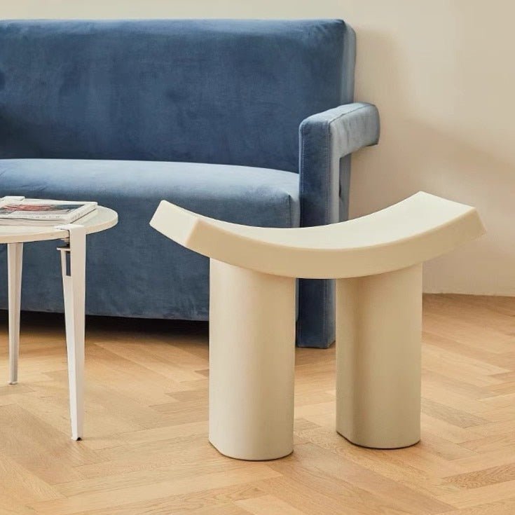 Small Plastic Minimalist Long Stool - The House Of BLOC