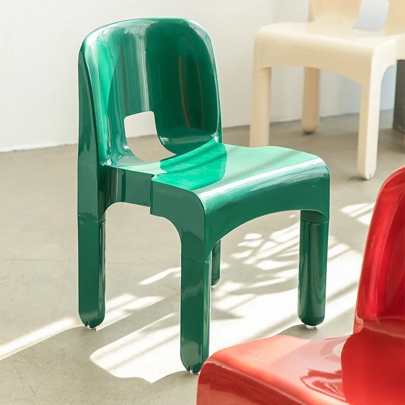 Solid Colour Cut Out Dining Room Chair - The House Of BLOC