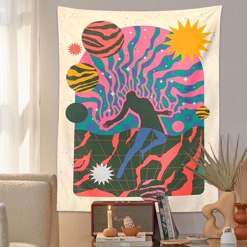 Spiritual Psychedelic Tapestry Wall Hanging - The House Of BLOC