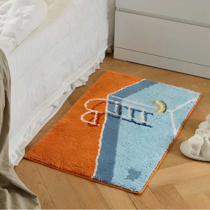 Swimming Pool Design Bath Mat - The House Of BLOC