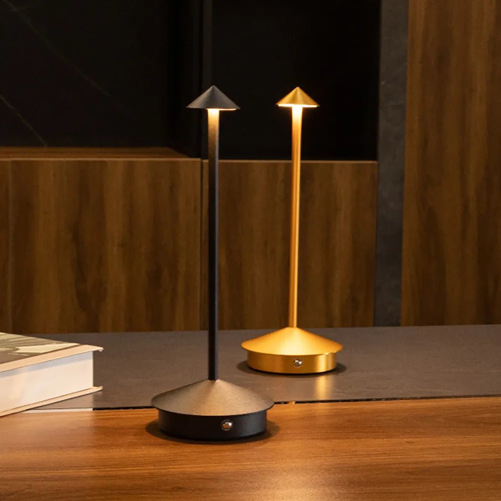 Triangle Point Dimming Table Lamp - The House Of BLOC