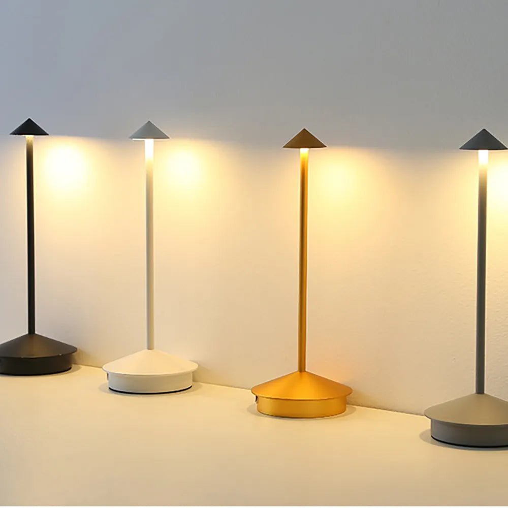 Triangle Point Dimming Table Lamp - The House Of BLOC