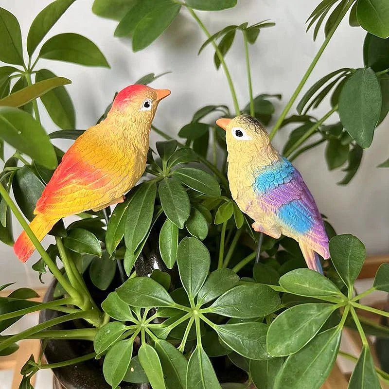 Two Piece Set Of Bird Figurines - The House Of BLOC