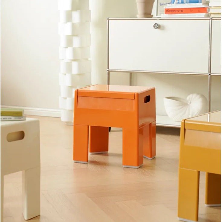 Versatile Space Age Folding Storage Stool - The House Of BLOC