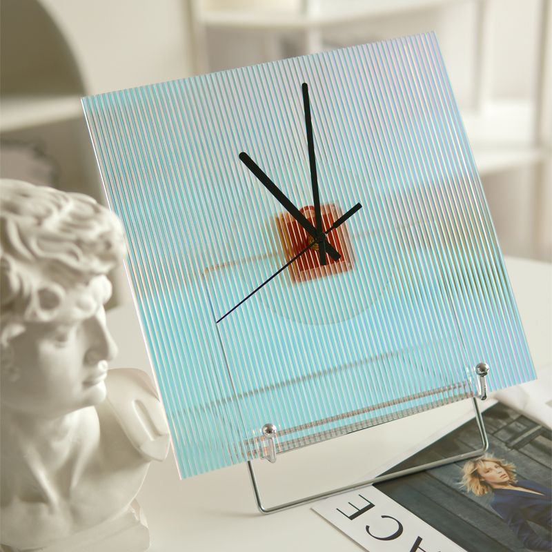 Wave Colour Gradient Silent Wall Clock - The House Of BLOC