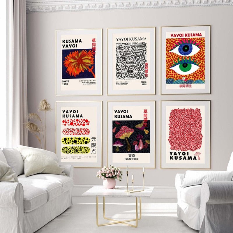 Yayoi Kusama Museum Abstract Art Poster - The House Of BLOC